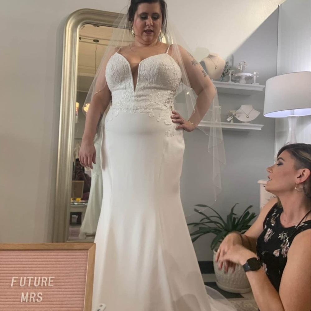 Elegant White Bridal Gown